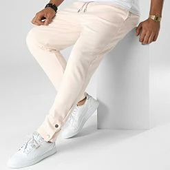 Meilleure affaire 🔔 Pantalon Jogging LL651 Rose de Ikao 🔥 -Ikao Soldes Boutique ikao 333236 LL651 POWDER 20220823T140058 03