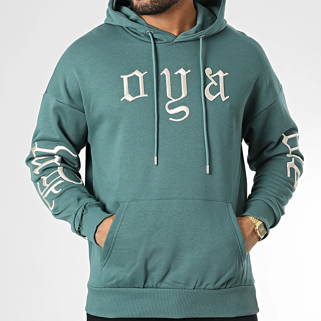 Grosses soldes 🔥 Sweat Capuche LL695 Bleu Canard de Ikao 🔥 5 Grosses soldes 🔥 Sweat Capuche LL695 Bleu Canard de Ikao 🔥 – Image 3