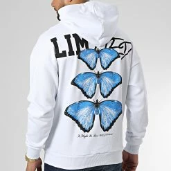 Remise ⭐ Sweat Capuche LL692 Blanc de Ikao ⭐