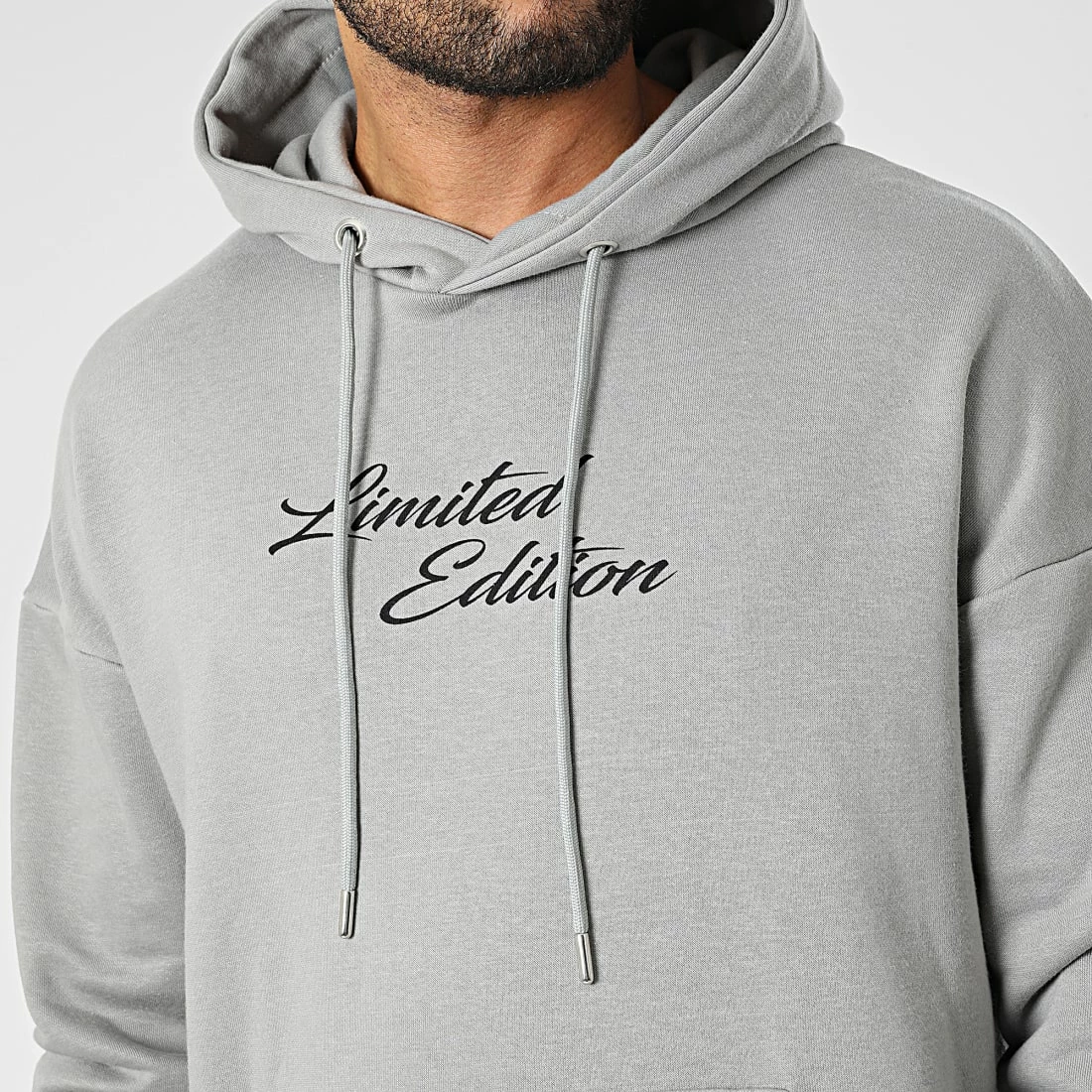 Budget 😍 Sweat Capuche LL692 Gris de Ikao 😉 4 Budget 😍 Sweat Capuche LL692 Gris de Ikao 😉 – Image 2