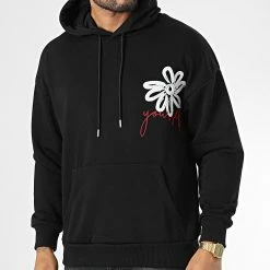 Budget 💯 Sweat Capuche LL700 Noir de Ikao 🎁