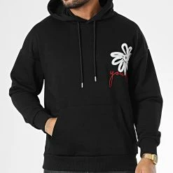 Budget 💯 Sweat Capuche LL700 Noir de Ikao 🎁 -Ikao Soldes Boutique ikao 333243 LL700 BLACK 20220819T142611 03