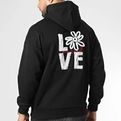 Budget 💯 Sweat Capuche LL700 Noir de Ikao 🎁 -Ikao Soldes Boutique ikao 333243 LL700 BLACK 20220819T142612 04