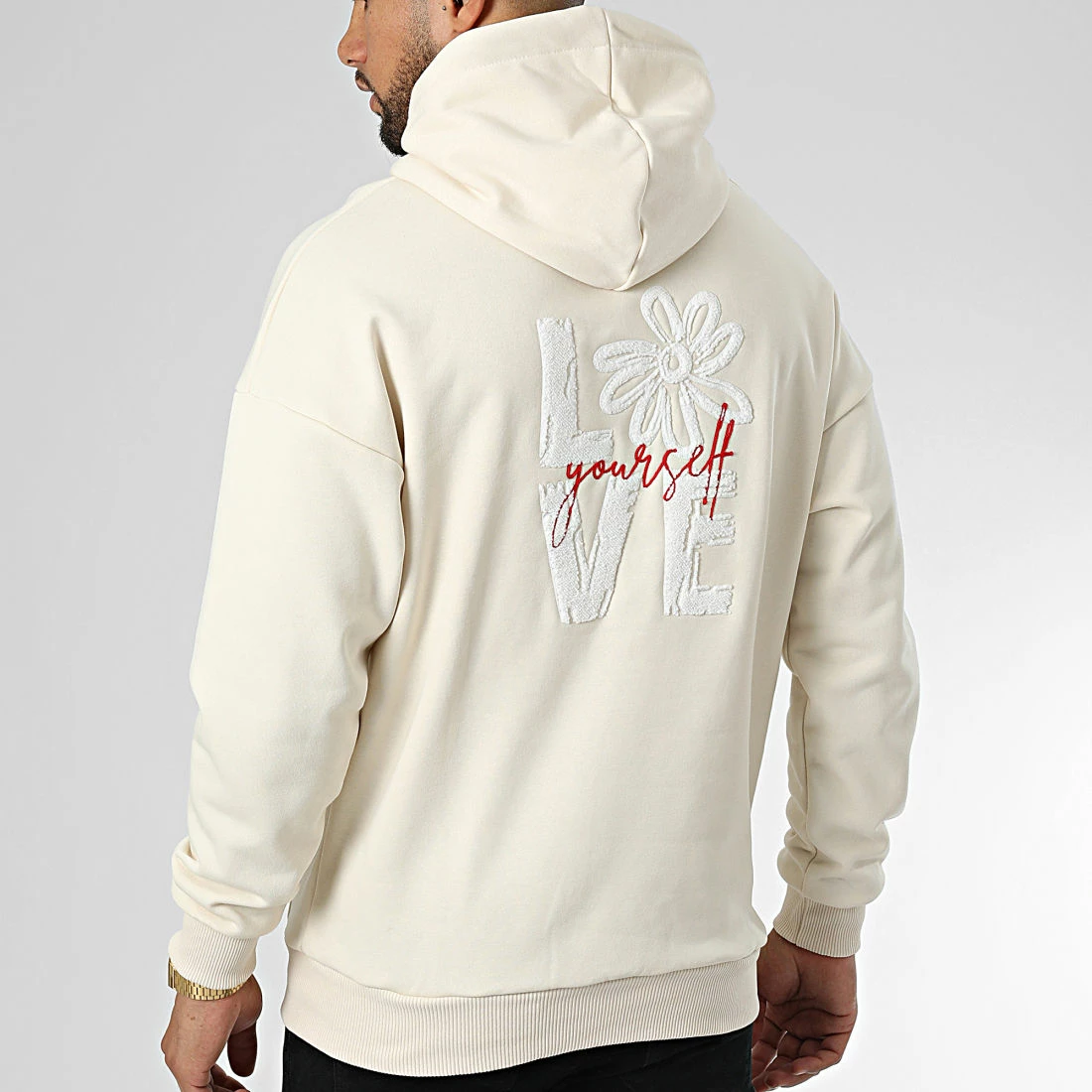 Meilleure affaire 🧨 Sweat Capuche LL700 Beige de Ikao ✔️ 6 Meilleure affaire 🧨 Sweat Capuche LL700 Beige de Ikao ✔️ – Image 4