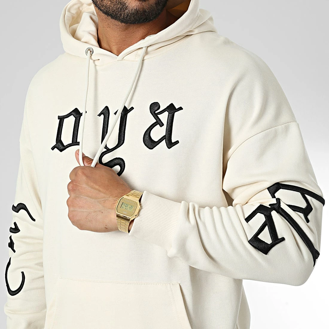 Meilleur prix 🎉 Sweat Capuche LL695 Beige de Ikao 😀 4 Meilleur prix 🎉 Sweat Capuche LL695 Beige de Ikao 😀 – Image 2