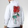 Grosses soldes 😉 Sweat Capuche LL684 Blanc Floral de Ikao 🧨 -Ikao Soldes Boutique ikao 333283 LL684 WHITE 20220818T151619 01