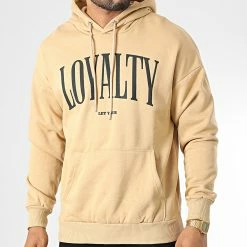 Offres 🛒 Sweat Capuche LL689 Sable de Ikao ✨