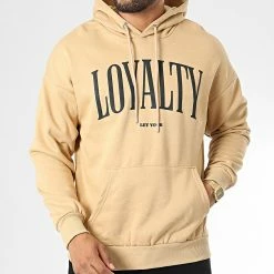 Offres 🛒 Sweat Capuche LL689 Sable de Ikao ✨ -Ikao Soldes Boutique ikao 333287 LL689 K BEIGE 20220818T150944 03
