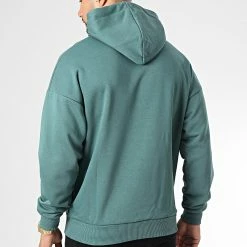 Grosses soldes 🤩 Sweat Capuche LL689 Bleu Canard de Ikao 🌟 -Ikao Soldes Boutique ikao 333288 LL689 OIL GREEN 20220818T150839 04