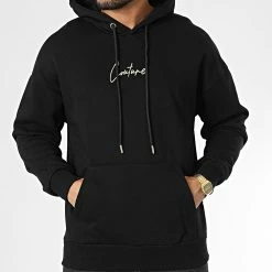 Vente flash 😉 Sweat Capuche LL685 Noir Doré de Ikao 🥰 7 Vente flash 😉 Sweat Capuche LL685 Noir Doré de Ikao 🥰 -Ikao Soldes Boutique ikao 333289 LL685 BLACK 20220819T142645 03