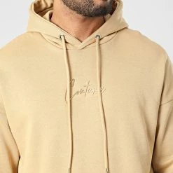 Tout neuf 👏 Sweat Capuche LL685 Sable Doré de Ikao 😉 -Ikao Soldes Boutique ikao 333292 LL685 K BEIGE 20220818T150927 02