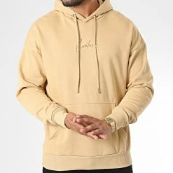 Tout neuf 👏 Sweat Capuche LL685 Sable Doré de Ikao 😉 -Ikao Soldes Boutique ikao 333292 LL685 K BEIGE 20220818T150928 03
