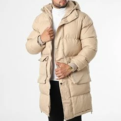 Top 10 😍 Doudoune Longue Capuche LL2019 Beige Foncé de Ikao ✔️