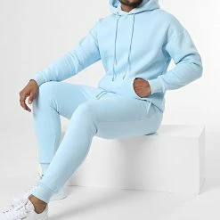 Budget 🥰 Ensemble De Survetement LL551 Bleu Ciel de Ikao ✨