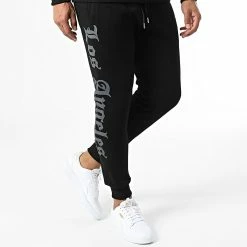 Remise ⭐ Ensemble De Survetement LL680 Noir de Ikao 😍 -Ikao Soldes Boutique ikao 333383 LL680 BLACK 20220819T141406 04