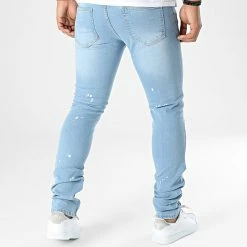 Acheter 🧨 Jean Skinny DH-3930 Bleu Wash de Ikao ✨ -Ikao Soldes Boutique ikao 333452 DH 3930 LL200047 LIGHT BLUE 20220822T161445 04