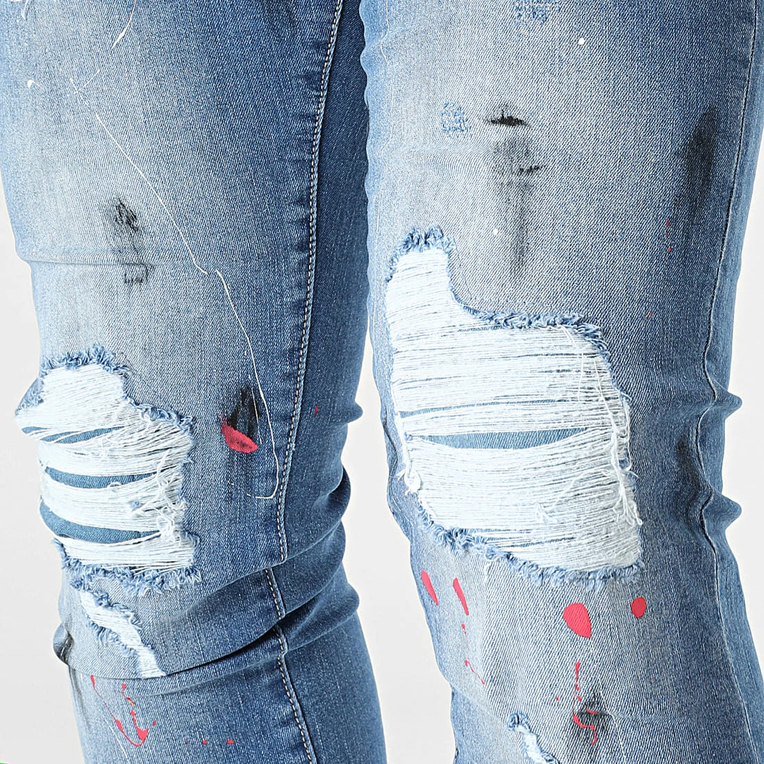 Meilleur prix 🛒 Jean Skinny DH-3902 Bleu Denim de Ikao 👏 4 Meilleur prix 🛒 Jean Skinny DH-3902 Bleu Denim de Ikao 👏 – Image 2