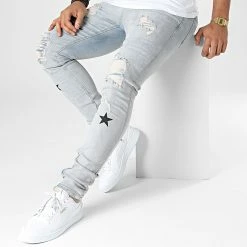 De gros 👍 Jean Skinny DH-3948 Bleu Wash de Ikao 🥰 -Ikao Soldes Boutique ikao 333454 DH 3948 LL200043 TINT BLUE 20220822T161100 03