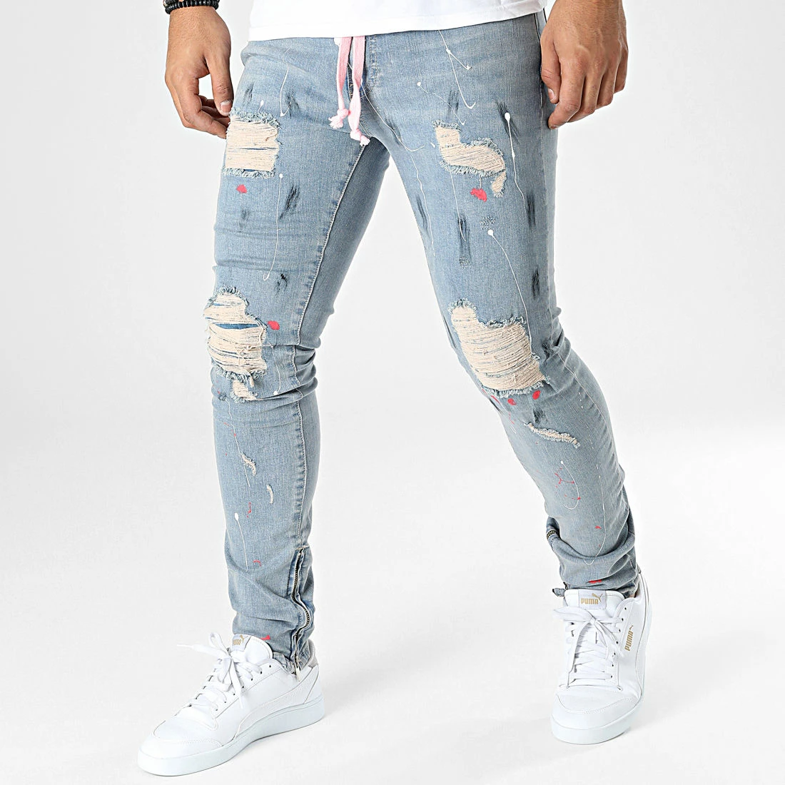 Budget 🥰 Jean Skinny DH-3902 Bleu Denim de Ikao 🎁 3 Budget 🥰 Jean Skinny DH-3902 Bleu Denim de Ikao 🎁