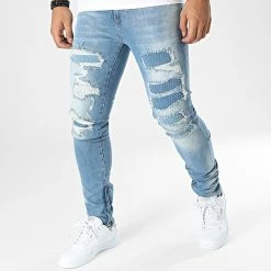 Meilleur prix 👏 Jean Skinny DH-3908 Bleu Denim de Ikao 😉