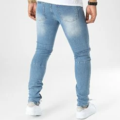 Meilleur prix 👏 Jean Skinny DH-3908 Bleu Denim de Ikao 😉 -Ikao Soldes Boutique ikao 333459 DH 3908 LL200057 BLUE 20220822T161133 04