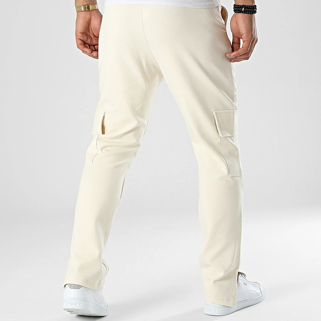 Vente flash 🔔 Pantalon Cargo LL719 Beige de Ikao 👏 6 Vente flash 🔔 Pantalon Cargo LL719 Beige de Ikao 👏 – Image 4
