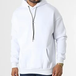Budget ✔️ Sweat Capuche LL694 Blanc de Ikao 🤩