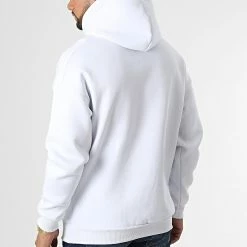 Budget ✔️ Sweat Capuche LL694 Blanc de Ikao 🤩 -Ikao Soldes Boutique ikao 334146 LL694 WHITE 20220825T154841 04