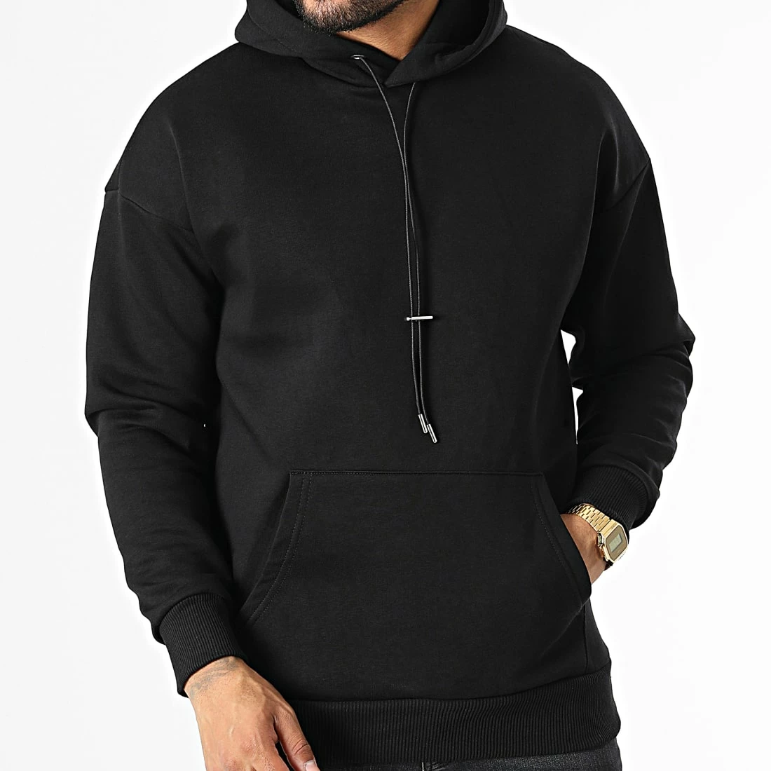 Meilleure affaire 👏 Sweat Capuche LL694 Noir de Ikao ✨ 5 Meilleure affaire 👏 Sweat Capuche LL694 Noir de Ikao ✨ – Image 3