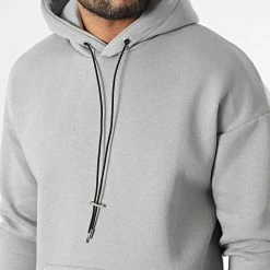 Meilleur prix 😉 Sweat Capuche LL694 Gris de Ikao 👏 -Ikao Soldes Boutique ikao 334148 LL694 GREY 20220825T154511 02