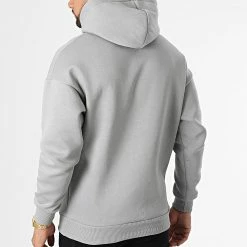 Meilleur prix 😉 Sweat Capuche LL694 Gris de Ikao 👏 -Ikao Soldes Boutique ikao 334148 LL694 GREY 20220825T154515 04