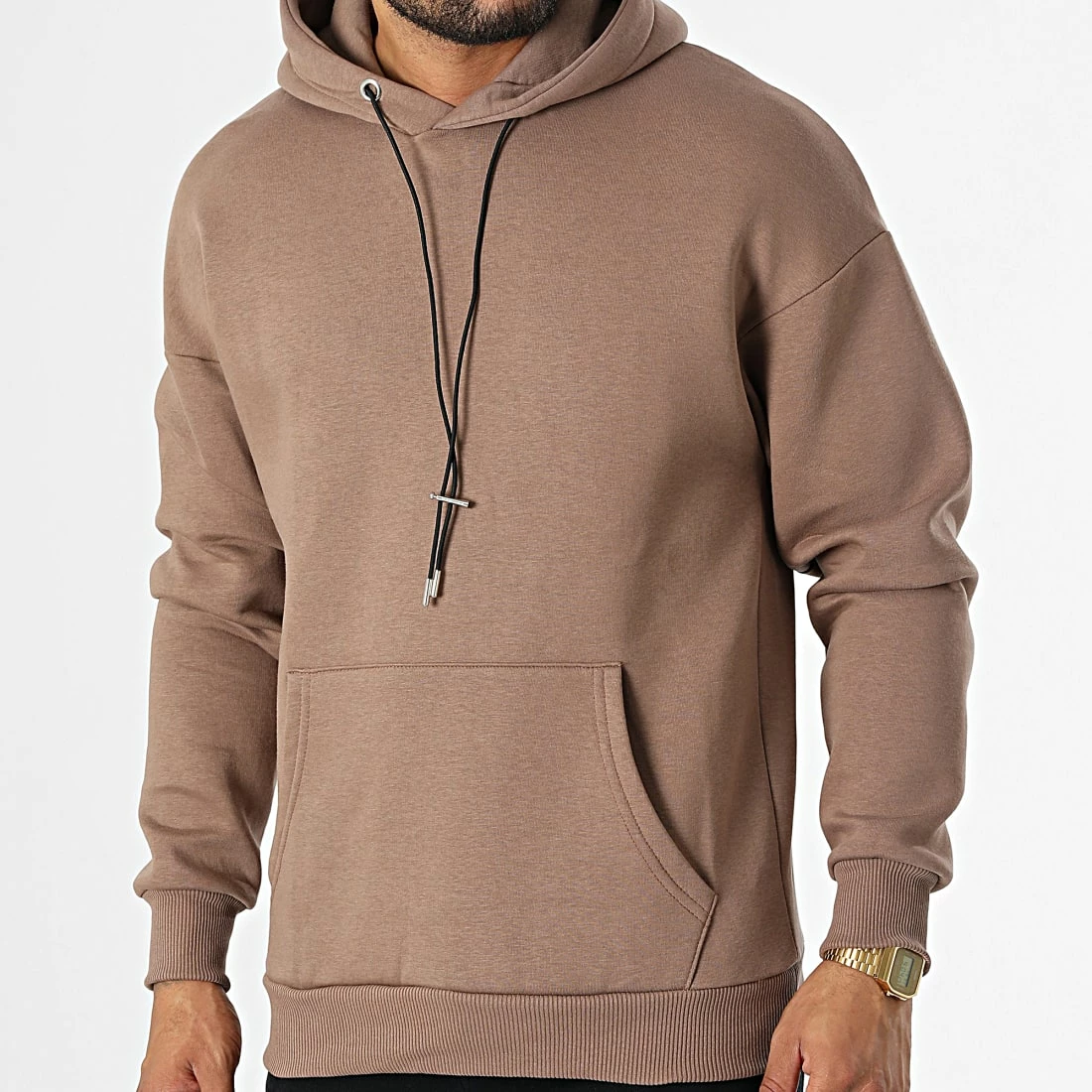 Nouveau 🔔 Sweat Capuche LL694 Marron de Ikao ⌛ 3 Nouveau 🔔 Sweat Capuche LL694 Marron de Ikao ⌛