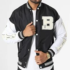 Meilleur prix 😀 Veste Teddy LL2019-B Noir de Ikao 🎁