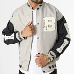 Le moins cher 🧨 Veste Teddy LL2019-B Gris de Ikao 👍