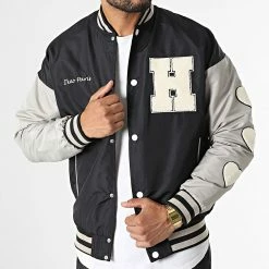 Remise 🛒 Veste Teddy LL2019-H Noir de Ikao ✨