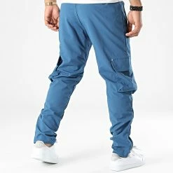 Acheter ✔️ Pantalon Cargo LL664 Bleu Petrole de Ikao ✨ -Ikao Soldes Boutique ikao 334183 LL664 INDIGO 20220829T155141 04