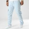 Tout neuf 🎉 Pantalon Cargo LL664 Bleu Clair de Ikao 😀 -Ikao Soldes Boutique ikao 334185 LL664 BLUE 20220826T151930 01