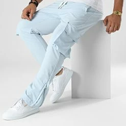 Tout neuf 🎉 Pantalon Cargo LL664 Bleu Clair de Ikao 😀 8 Tout neuf 🎉 Pantalon Cargo LL664 Bleu Clair de Ikao 😀 -Ikao Soldes Boutique ikao 334185 LL664 BLUE 20220826T151933 03