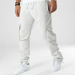 Budget 💯 Pantalon Cargo LL664 Gris de Ikao 🥰