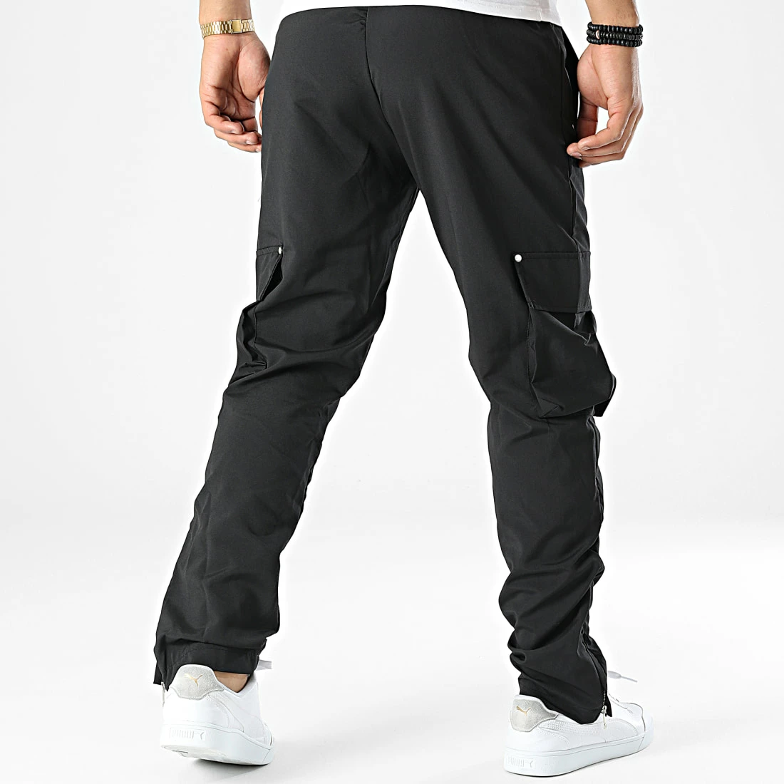 Meilleure vente 🧨 Pantalon Cargo LL664 Noir de Ikao 👏 6 Meilleure vente 🧨 Pantalon Cargo LL664 Noir de Ikao 👏 – Image 4