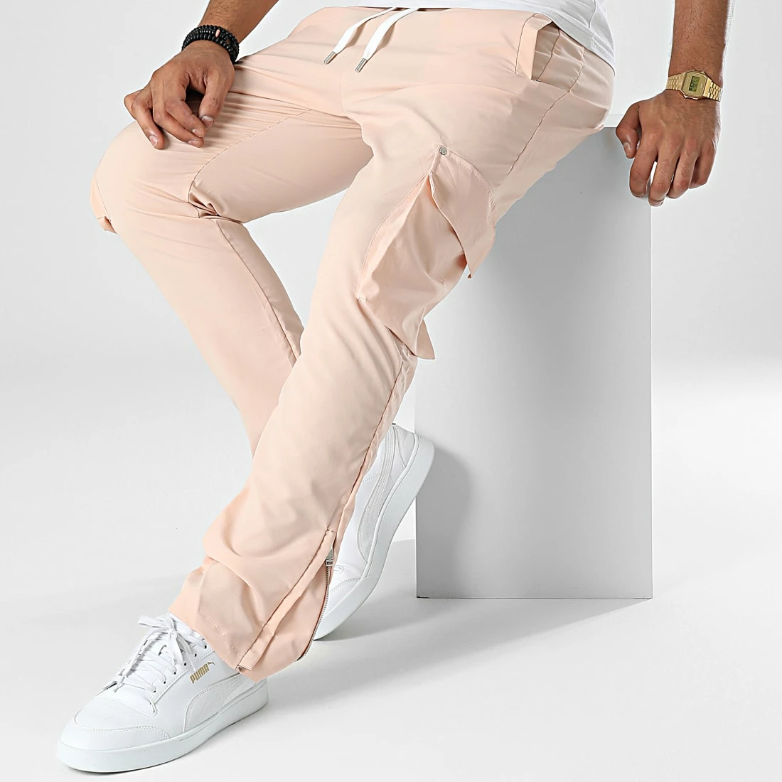 Meilleure affaire 😍 Pantalon Cargo LL664 Rose Pastel de Ikao 🧨 5 Meilleure affaire 😍 Pantalon Cargo LL664 Rose Pastel de Ikao 🧨 – Image 3