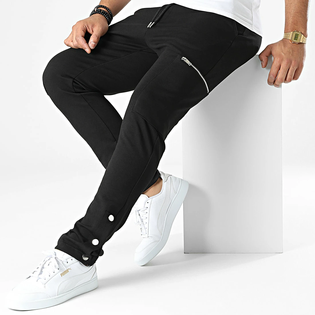 Bon marché 🔥 Pantalon Cargo LL720 Noir de Ikao 🛒 5 Bon marché 🔥 Pantalon Cargo LL720 Noir de Ikao 🛒 – Image 3