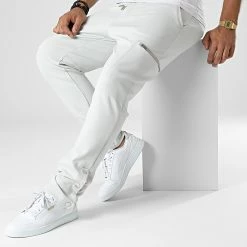 Sortie ✔️ Pantalon Cargo LL720 Gris de Ikao 🎉 -Ikao Soldes Boutique ikao 334195 LL720 GREY 20220826T151748 03