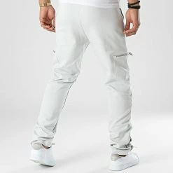Sortie ✔️ Pantalon Cargo LL720 Gris de Ikao 🎉 -Ikao Soldes Boutique ikao 334195 LL720 GREY 20220826T151749 04