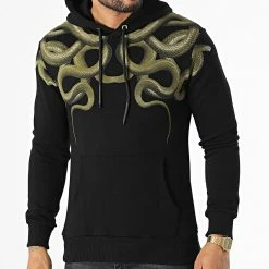 Budget 🥰 Sweat Capuche F640 Noir de Ikao 😀