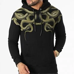 Budget 🥰 Sweat Capuche F640 Noir de Ikao 😀 -Ikao Soldes Boutique ikao 334202 F640 BLACK 20220825T155004 03