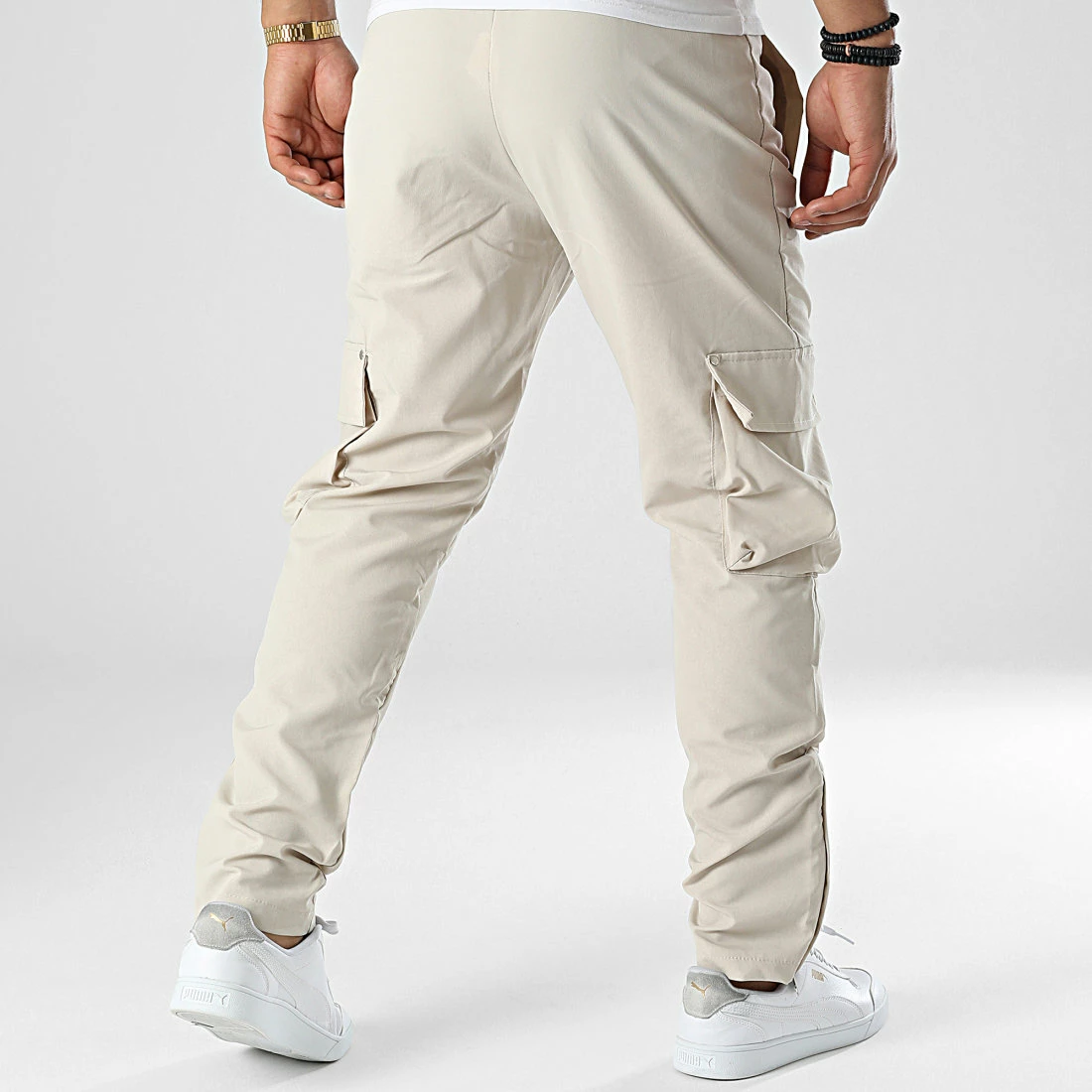 Meilleure vente ⌛ Pantalon Cargo LL664 Beige de Ikao 🔔 6 Meilleure vente ⌛ Pantalon Cargo LL664 Beige de Ikao 🔔 – Image 4