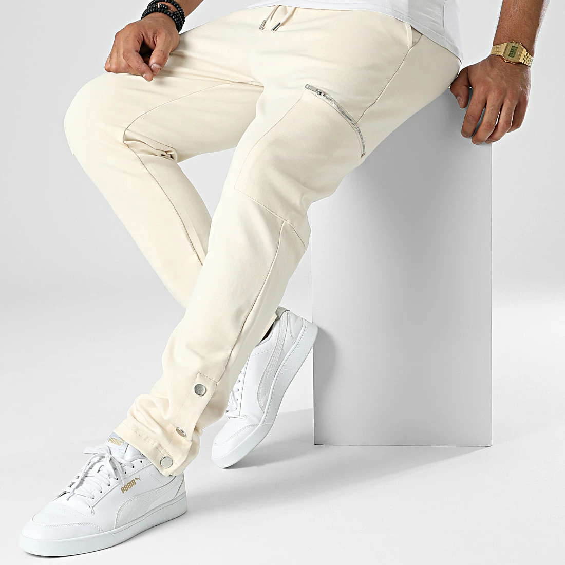 Vente flash ⌛ Pantalon Cargo LL720 Beige de Ikao ⭐ 5 Vente flash ⌛ Pantalon Cargo LL720 Beige de Ikao ⭐ – Image 3