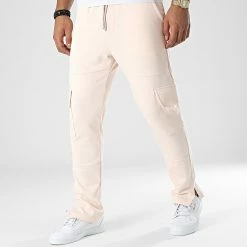 Vente flash 🎁 Pantalon Cargo LL719 Rose Pastel de Ikao 🤩