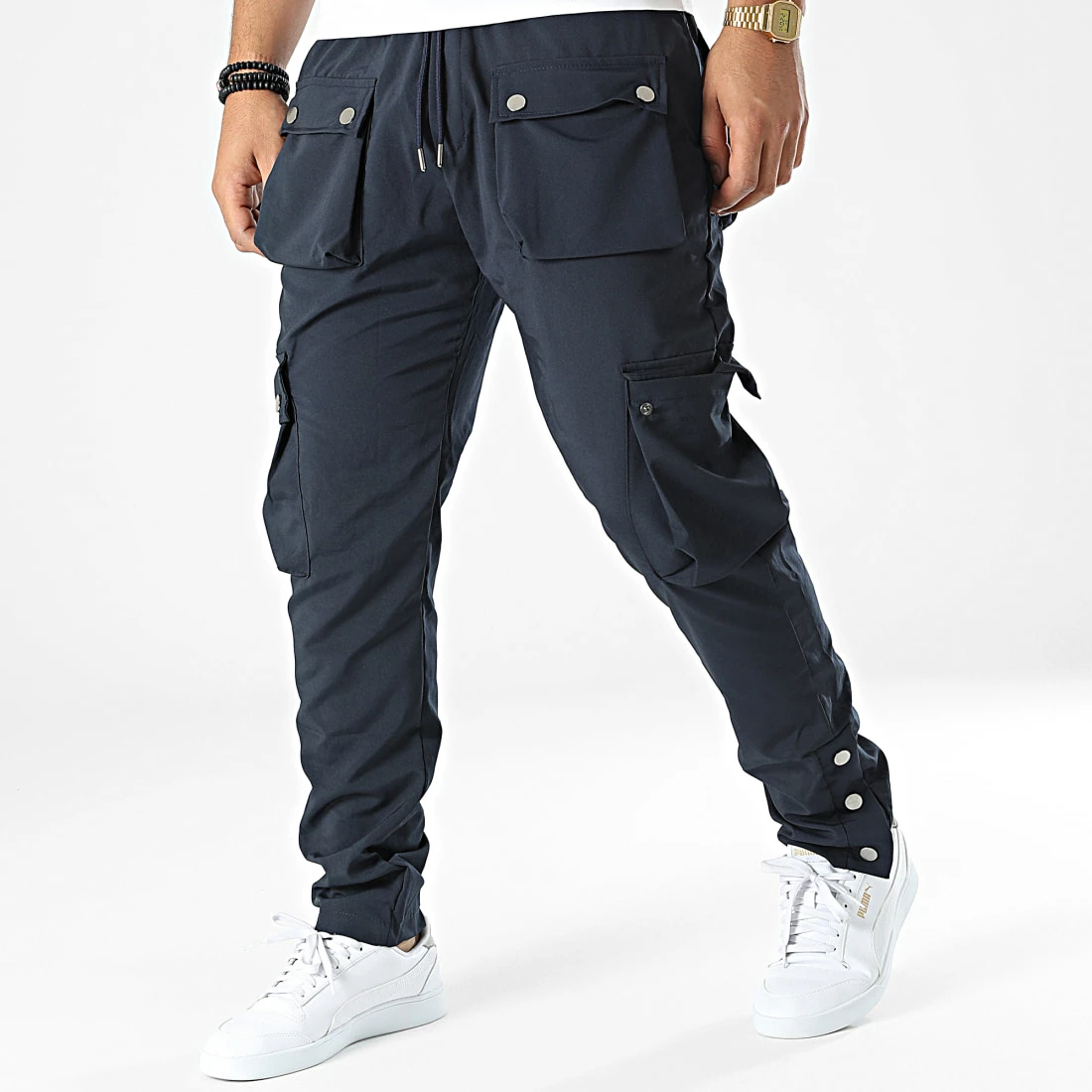 Meilleure vente 🎉 Pantalon Cargo LL713 Bleu Marine de Ikao 🔥 3 Meilleure vente 🎉 Pantalon Cargo LL713 Bleu Marine de Ikao 🔥